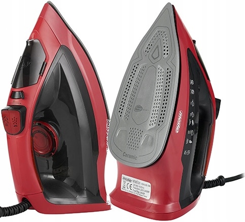 ŻELAZKO PAROWE STOPA CERAMICZNA 3000W 9w1 STRAŻAK