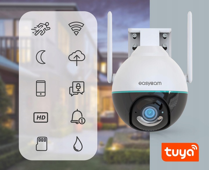 Kamera IP EasyCam obrotowa zewnętrzna Tuya 3MPx