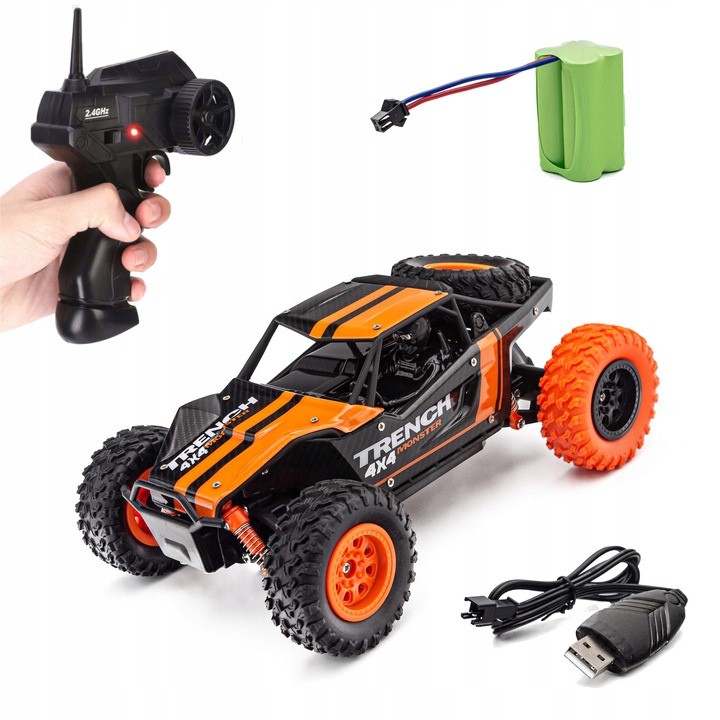 Samochód Desert Truck AUTO ZDALNIE STEROWANE 4WD PILOT 2.4GHz 1:24 20km/h