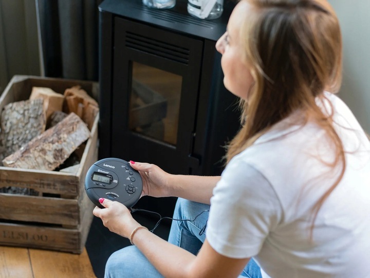 DISCMAN PRZENOŚNY ODTWARZACZ CD ESP ANTISHOCK AKUMULATOR AA BLUETOOTH LCD