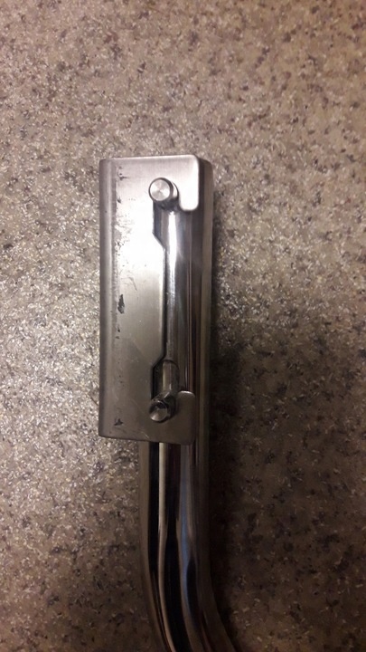 Koła slipowe do pontonu krzywe ( stal nierdzewna)