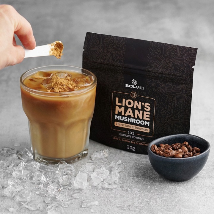 LIONS MANE 10:1 SOPLÓWKA JEŻOWATA 30G SOLVE LABS