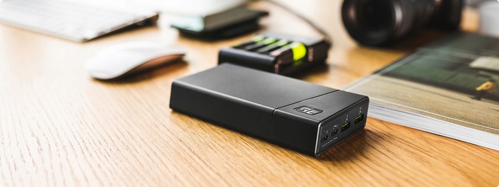 POWER BANK 20000mAh GREEN CELL 18W PD USB-C QC POWER DELIVERY QUICK CHARGE