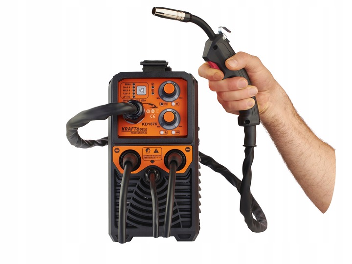 SPAWARKA INWERTOROWA MIGOMAT MIG MAG MMA TIG 200 A FLUX IGBT + GRATIS DRUT