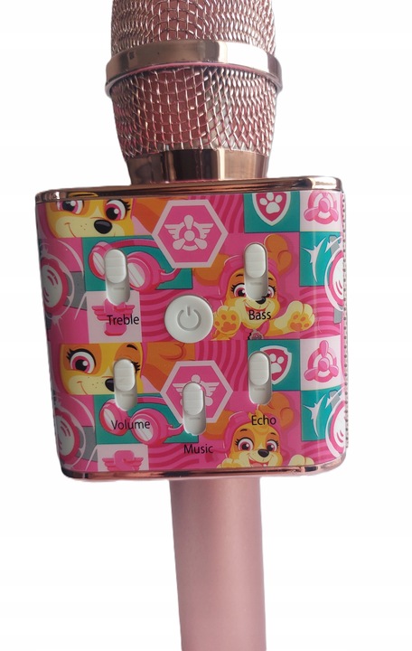 PSI PATROL MIKROFON BEZPRZEWODOWY KARAOKE BLUETOOTH SKYE PAW PATROL