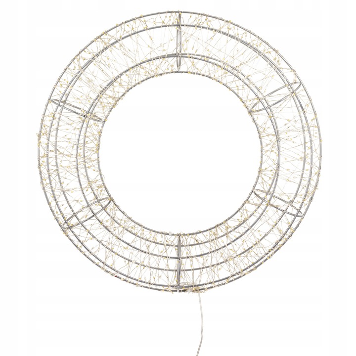 Ozdoba świąteczna wieniec led 180844 Art Pol