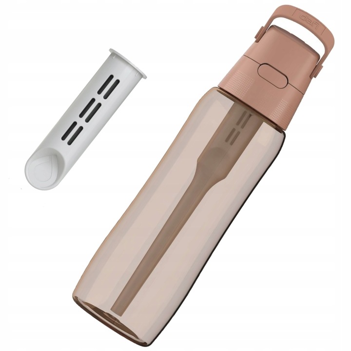 Butelka filtrująca DODA & Dafi Solid 0,7 Mocha Mousse barwiona Cappuccino