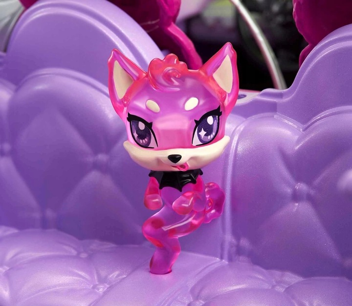 MONSTER HIGH POJAZD GHOUL MOBILE + AKCESORIA HHK63