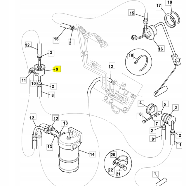 POMPKA PALIWA MINIKOPARKI WÓZKI WIDŁOWE BOBCAT YANMAR JCB KUBOTA CVA 12V
