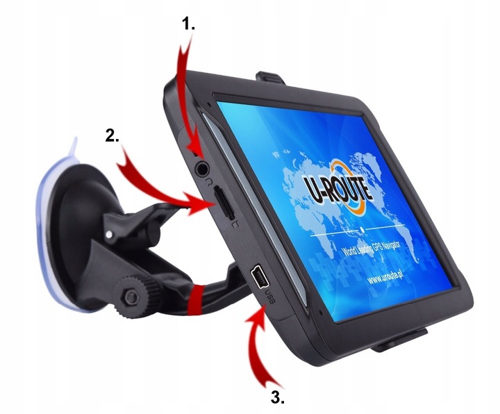 NAWIGACJA CIĘŻAROWA GPS 7" UROUTE ANDROID IGO NEXTGEN KORKI TMC ONLINE