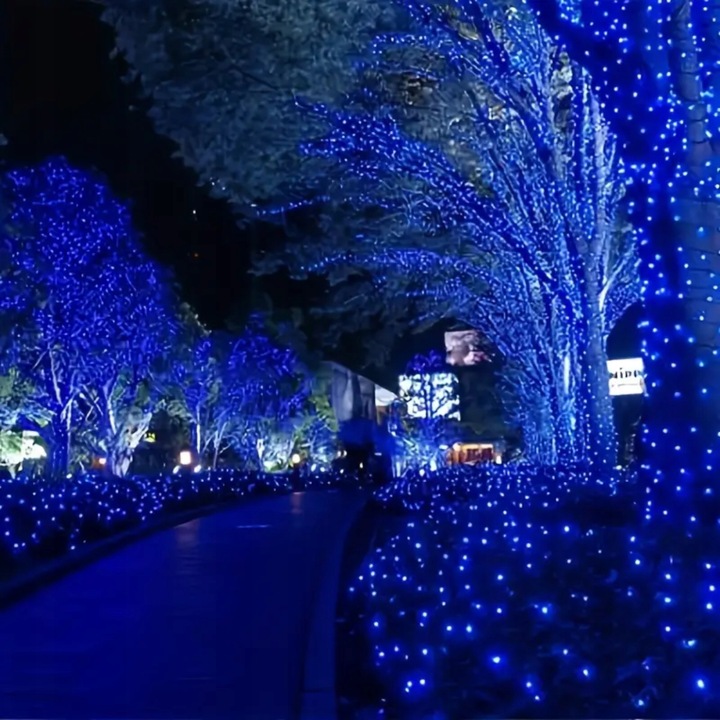 LAMPKI CHOINKOWE 1000 LED ZEW/WEW NIEBIESKI