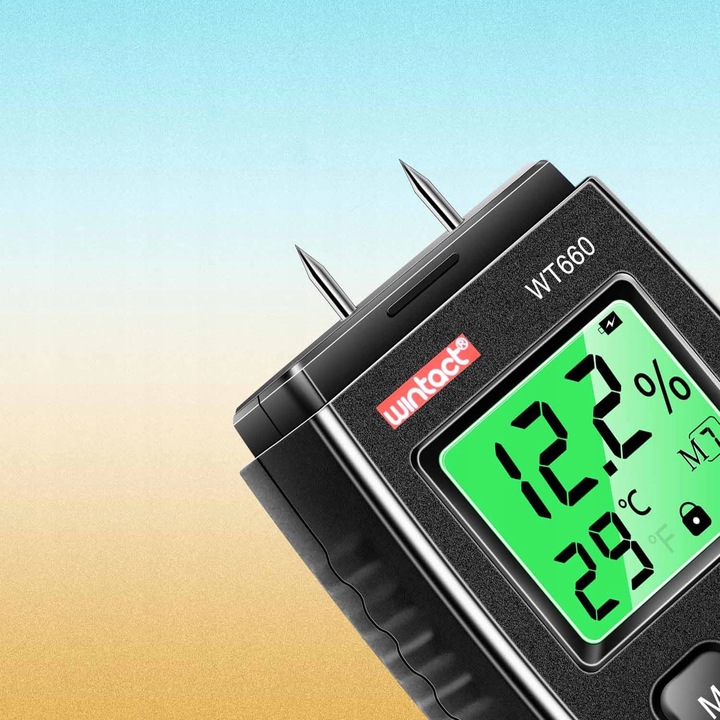 MIERNIK WILGOCI WILGOTNOŚCI WILGOTNOŚCIOMIERZ DREWNA DRZEWA + 2XAKU