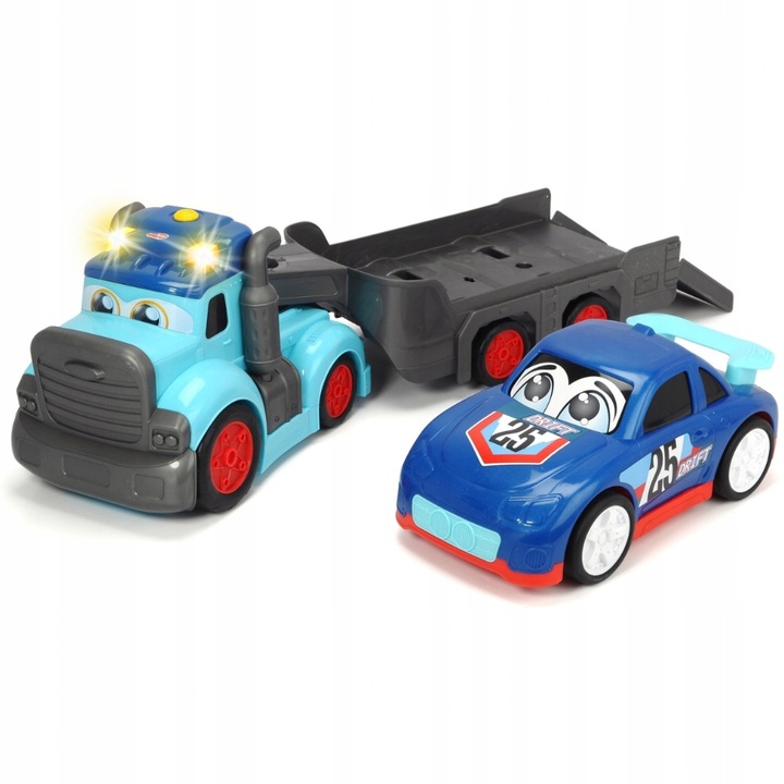 CIĘŻARÓWKA SAMOCHÓD TEDDI TRUCKER 12M+ XXL NA BATERIE PREZENT DLA CHŁOPCA