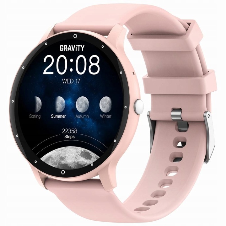 Zegarek damski SMARTWATCH SMS KROKI PULS POLSKIE MENU