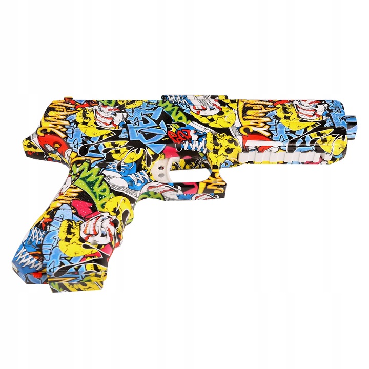 KARABIN PISTOLET AUTOMAT NA KULKI ŻELOWE WODNE ORBEZZ 7-8 MM GLOCK GRAFFITI