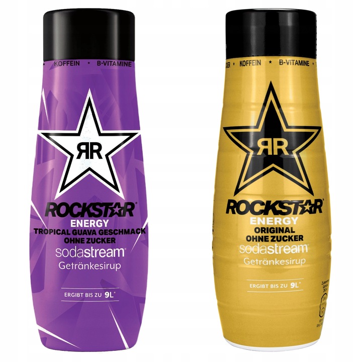 SYROP KONCENTRAT SODASTREAM ROCKSTAR ORIGINAL ZERO + TROPICAL GUAVA