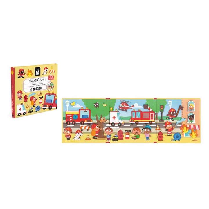 JANOD, Magnetyczna układanka Strażacy Magneti'stories 3+