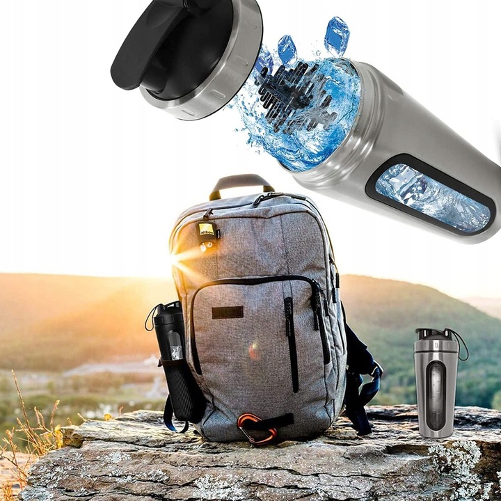 SHAKER 700ml BIDON BIAŁKO SZEJKER DO ODŻYWEK