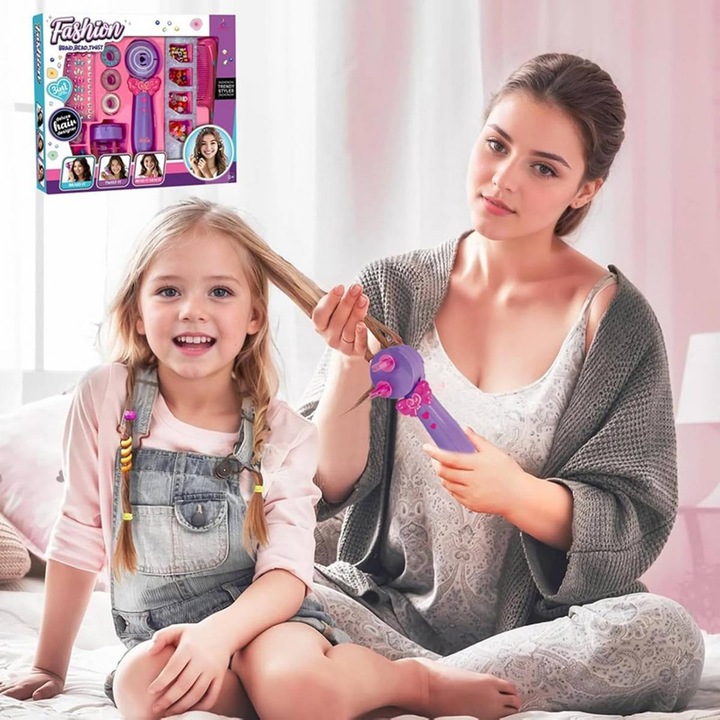 Zaplatarka do włosów zaplatacz studio fryzjerskie maszynka do warkoczyków