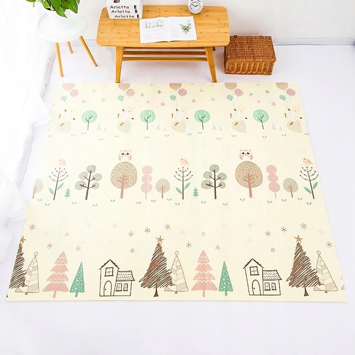 Piankowa dwustronna MATA edukacyjna 180x200 (I166)