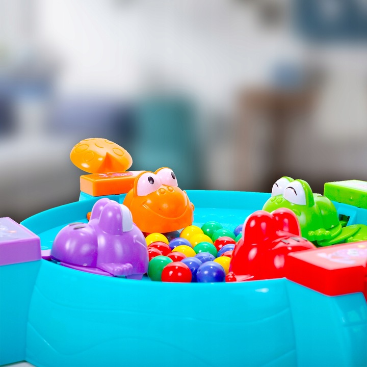 GRA ZRĘCZNOŚCIOWA GŁODNE ŻABKI KARMIENIE GŁODNYCH ŻABEK GRA DLA 2-4 OSÓB