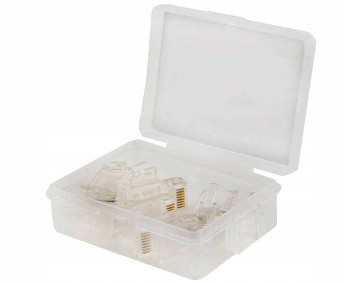 Tester Sieciowy RJ45 Zaciskarka Wciskacz Zestaw do Kabli Stripper Etui Wtyk