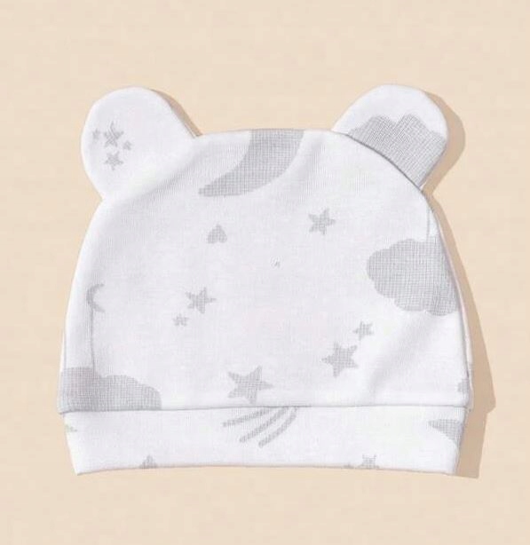 Otulacz dla niemowląt kokon becik śpiworek +CZAPKA