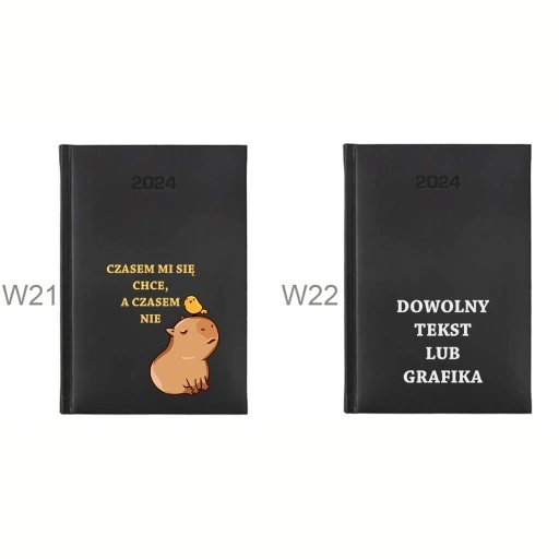 PERSONALIZOWANY KALENDARZ KSIĄŻKOWY PLANER TERMINARZ 2024 A5 NADRUK