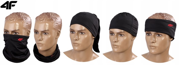 4F KOMPLET CZAPKA MĘSKA DAMSKA + KOMIN CHUSTA SZAL JESIENNY ZIMOWY KZ10