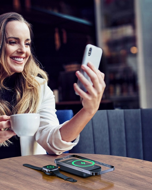 INNOSTYLE POWERDUO 2W1 SZYBKI POWERBANK INDUKCYJNY DO MAGSAFE WATCH 10000