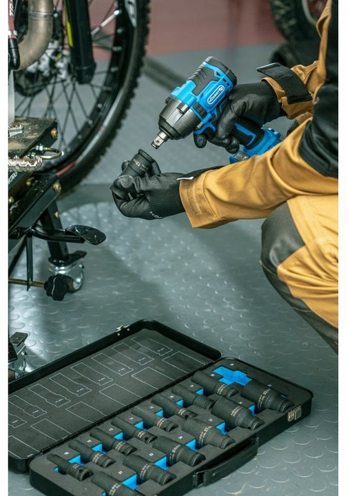 HOGERT HT2E204 KLUCZ UDAROWY AKUMULATOROWY 1/2" 400Nm 20V 4.0Ah