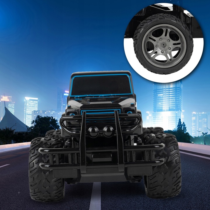 SAMOCHÓD TERENOWY AUTO ZDALNIE STEROWANE SWAT PILOT ŁADOWARKA USB HUMMER