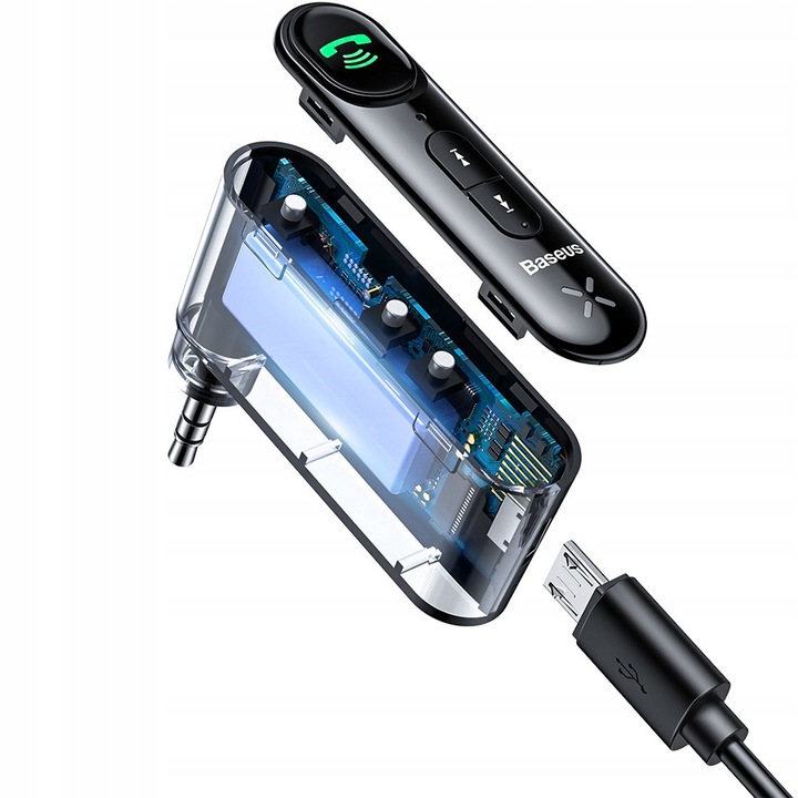 Kabel Baseus Transmiter Audio AUX Bluetooth 5.0