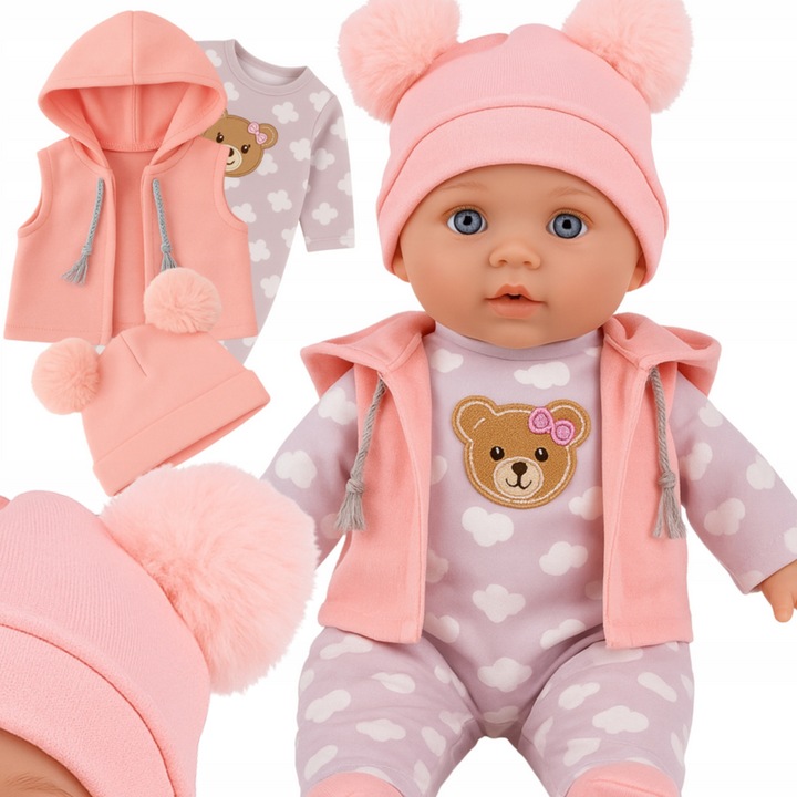 Lalka bobas dzidzia interaktywna edukacyjna mówi uczy śpiewa 2języki PL ENG