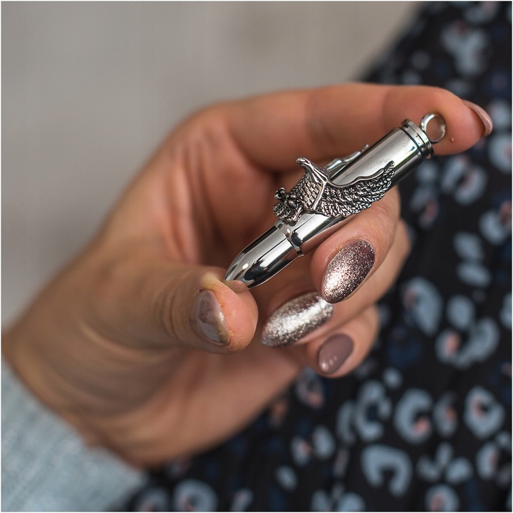 Wisiorek męski stal chirurgiczna 316L SEKRETNIK orzeł zawieszka BLINGART