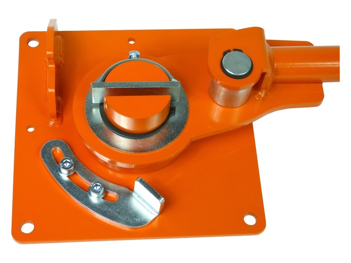 Giętarka do prętów strzemion drutu fi 6-16 GPZ-4 ŁOŻYSKOWANA z podpórką