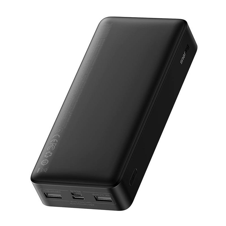 Powerbank Baseus Bipow 20000 mAh 2x USB / USB-C QC PD 15W Czarny