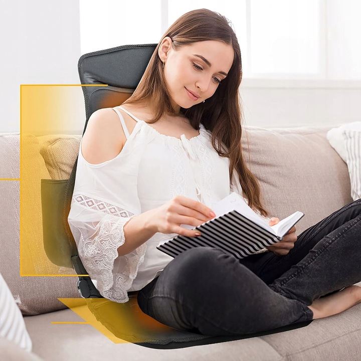 Mata masująca masażer wibracyjny do pleców ciała karku kręgosłupa szyi