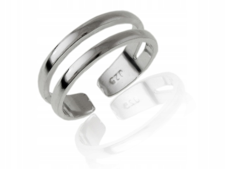 PIERŚCIONEK DO POŁOWY PALCA ps001 - 1,5g.