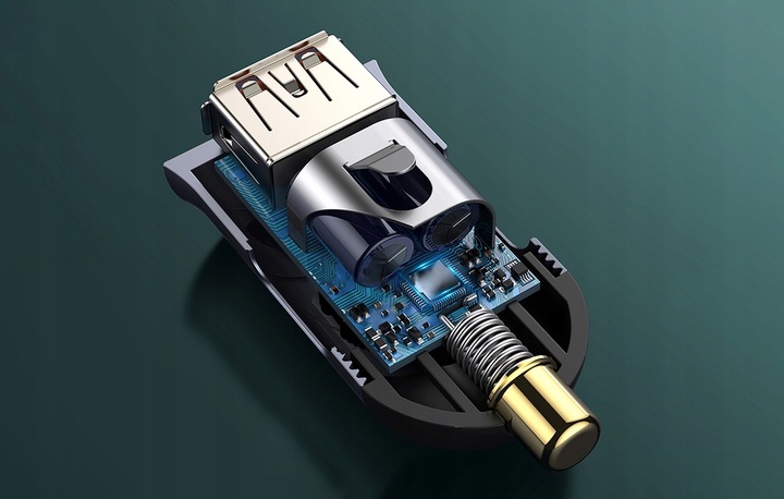 Ładowarka samochodowa Baseus Share Together 2x USB, 2x USB-C, 120W