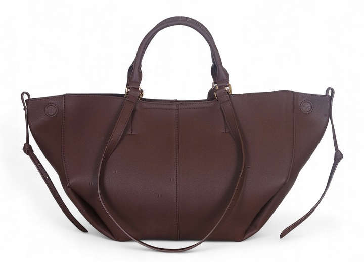 Gallantry Paris Genialna czekoladowa torebka shopper Łódka Pola Portfelik