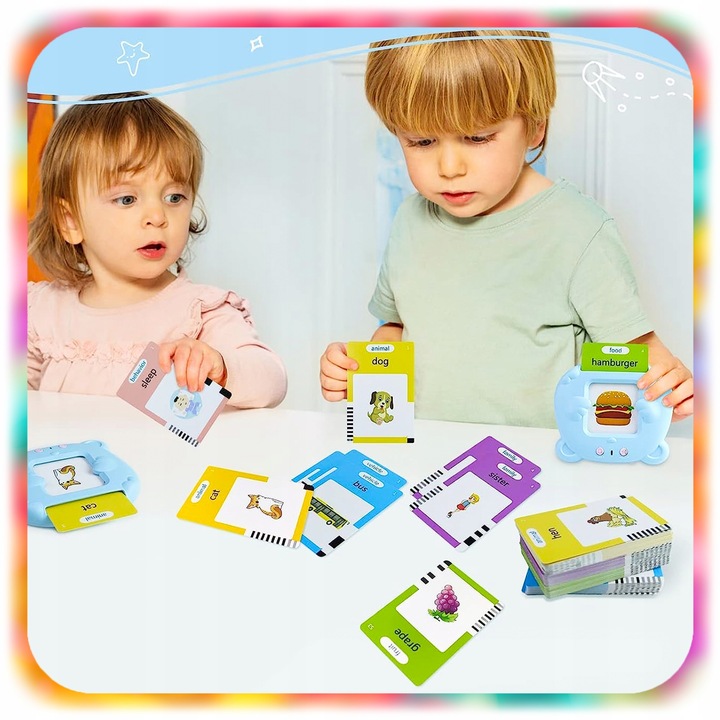 CZYTNIK KART DO WCZESNEJ NAUKI JĘZYKA ANGIELSKIEGO DLA DZIECI XL 510 SŁÓWEK