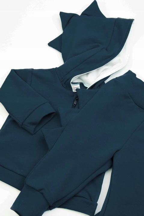 KOMPLET DRESOWY niemowlęcy dresik bluza spodnie 80