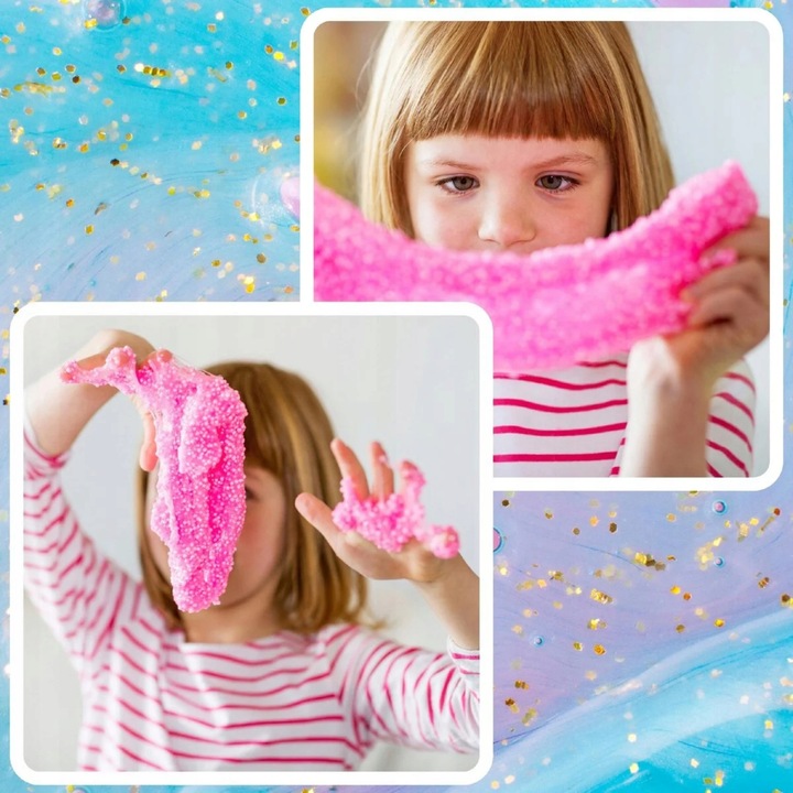 ZESTAW SLIME DO ROBIENIA GLUTÓW WIELKI KREATYWNY 120w1 BOX FABRYKA PREZENT