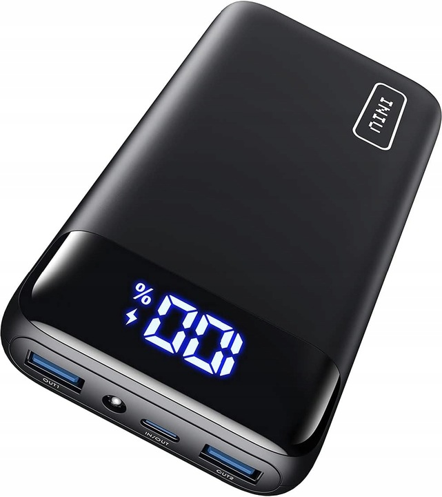 INIU kompaktowy powerbank 20000mAh Dual 3A USB-C do telefonu komórkowego
