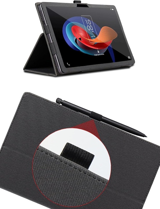 Etui z uchwytem na rękę + szkło do TCL Tab 10 Gen 2 8496G 10.36 " 10.4 "