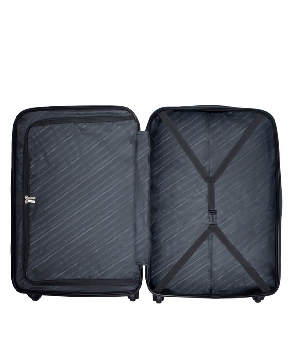 PUCCINI Zestaw WALIZEK Podróżnych Na Kółkach 3w1 Komplet ABS ABS024-7A