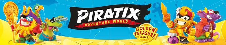 MagicBox - Piratix Seria 2 Shark Treasure -Box 24 sztuki saszetek z figurką