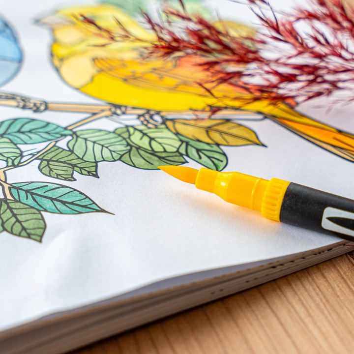 MARKERY AKWARELOWE 24 SZT MAZAKI PISAKI FLAMASTRY DWUSTRONNE WODNE ZESTAW