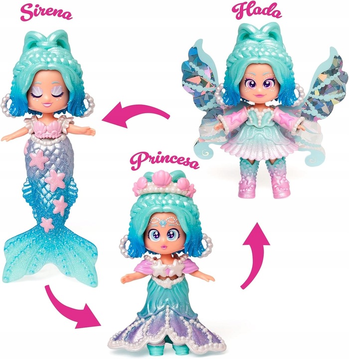 KookyLoos lalka laleczka Pearl Fairytale Mix & Match syrenka wróżka nowość